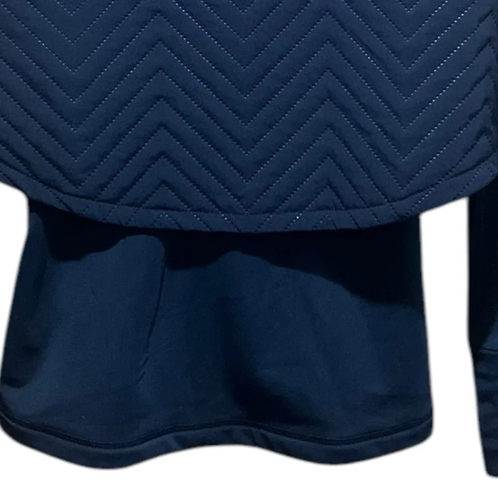 Sweaty Betty Fast Track Padded Running Jacket Navy Blue Size Small - Image 13