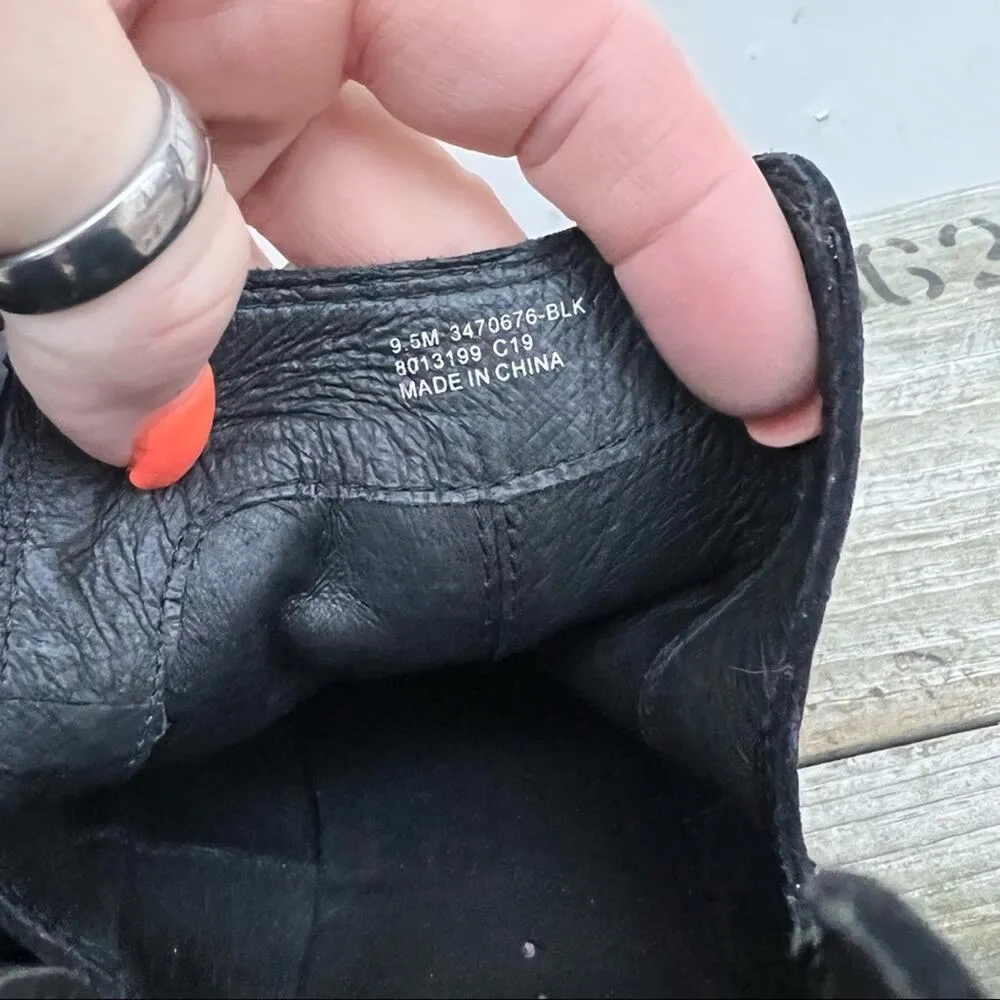 Frye Reina black suede cutout ankle booties 9.5 - Image 7