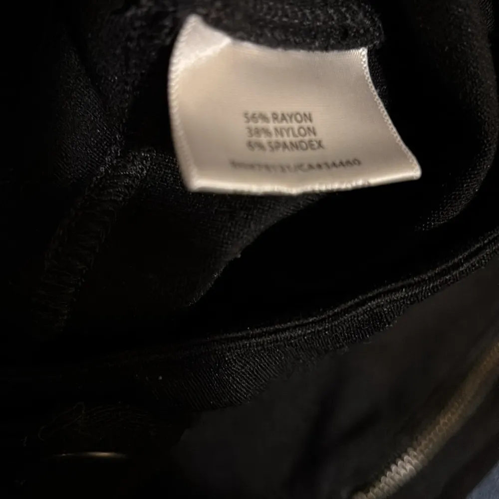 Eileen Fisher Riding Breeches Ponte Pant Black Sz M Equestrian Stretch Zip Ankle - Image 5