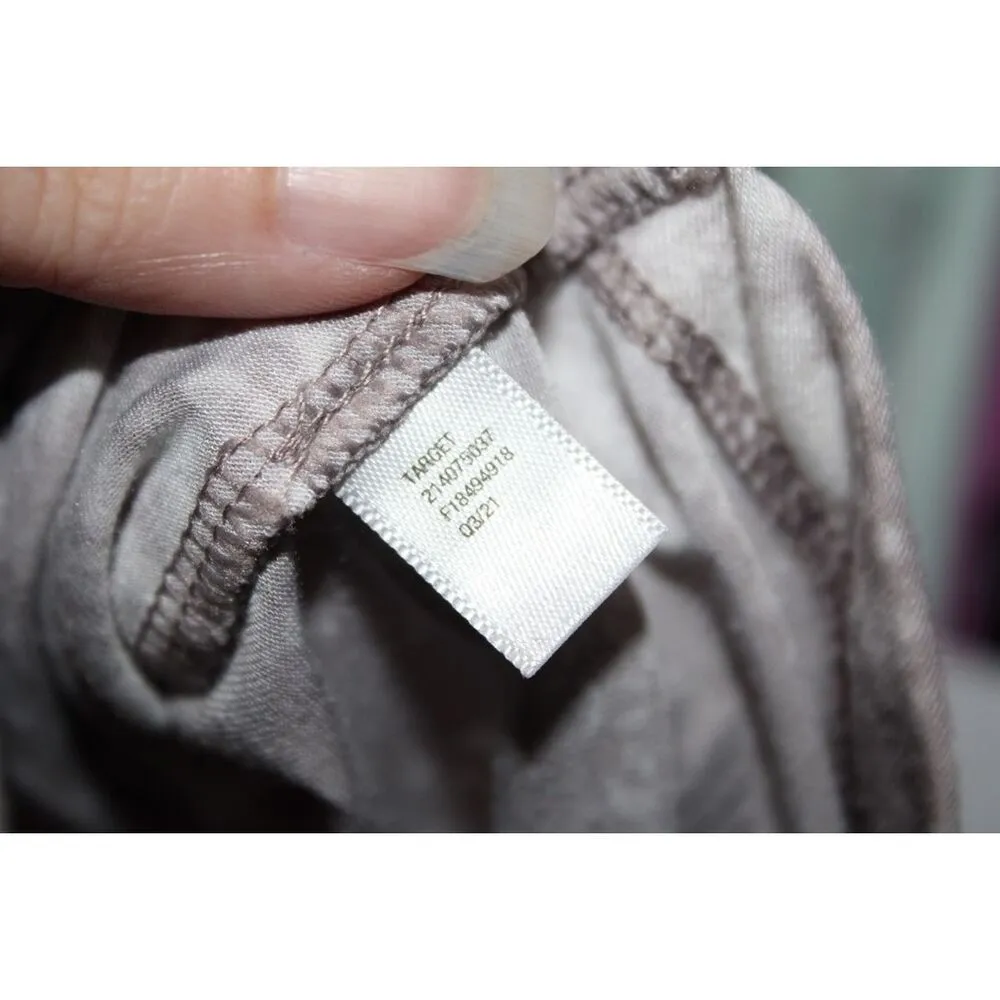 Women Target All In Motion Gray White Tie Dye Sleeveless Active Tank Top Size XS - Image 4