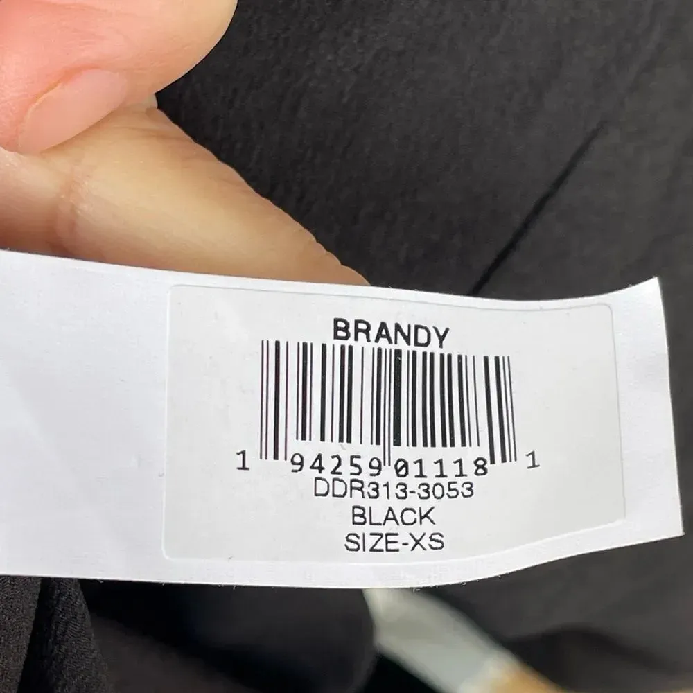 Dress The Population Black Brandy Halter Mermaid Midi Dress XS - Image 13