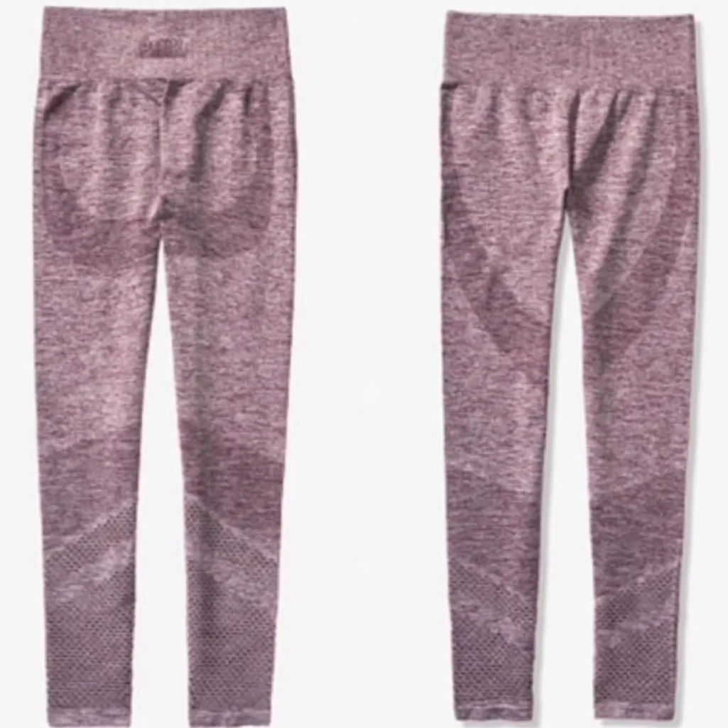 Victoria's Secret PINK Seamless Tight Leggings High Rise Purple Women’s XS - Image 3