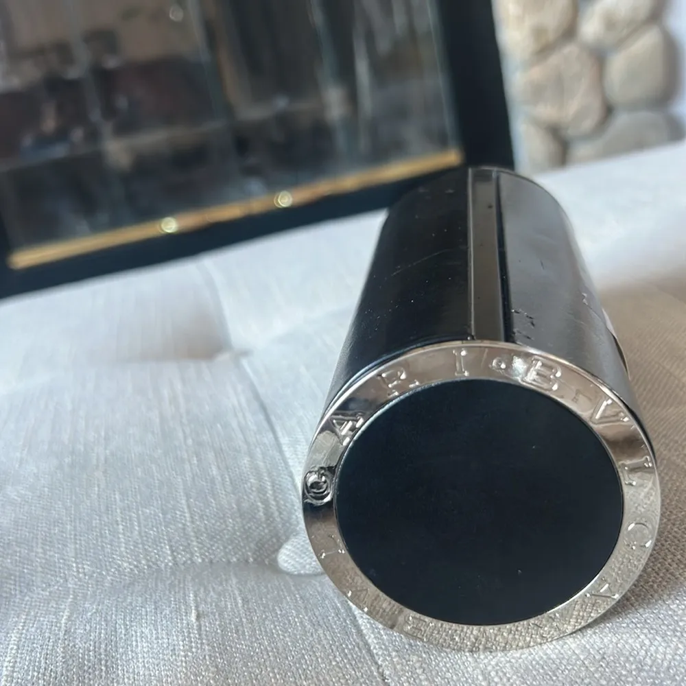 NIB Bvlgari Chocolate Brown Wide Round Sunglasses - Image 5