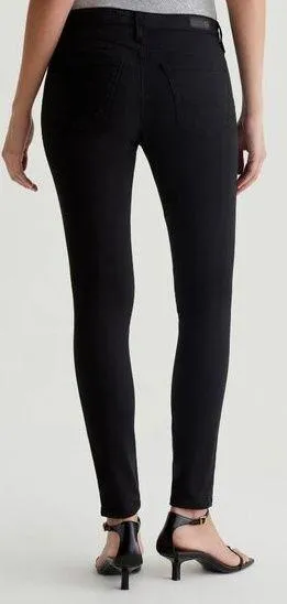AG Adriano Goldschmied The Stilt Cigarette Leg Legging Ankle in Super Black NWT - Image 2