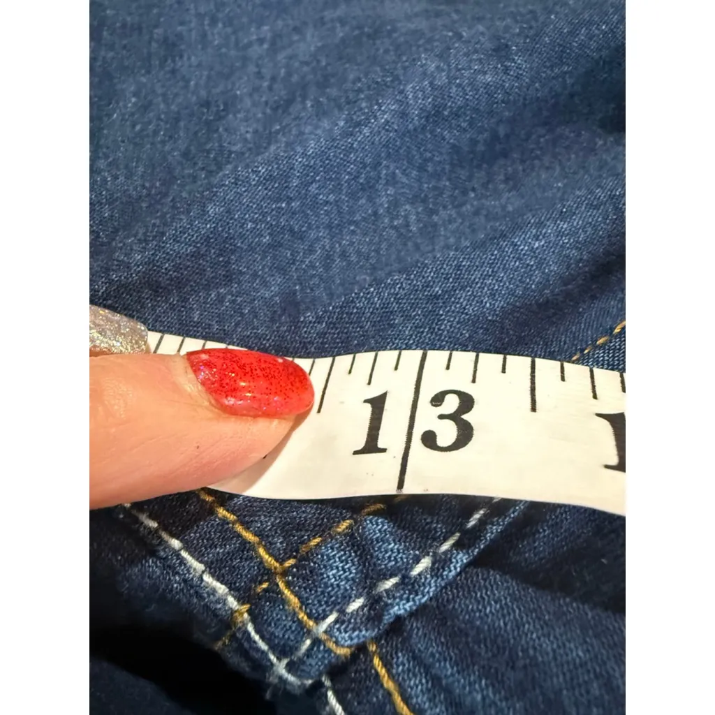 Women's Lane Bryant Blue Petite Jeggings Size 16P p4 jeans 400 - Image 5