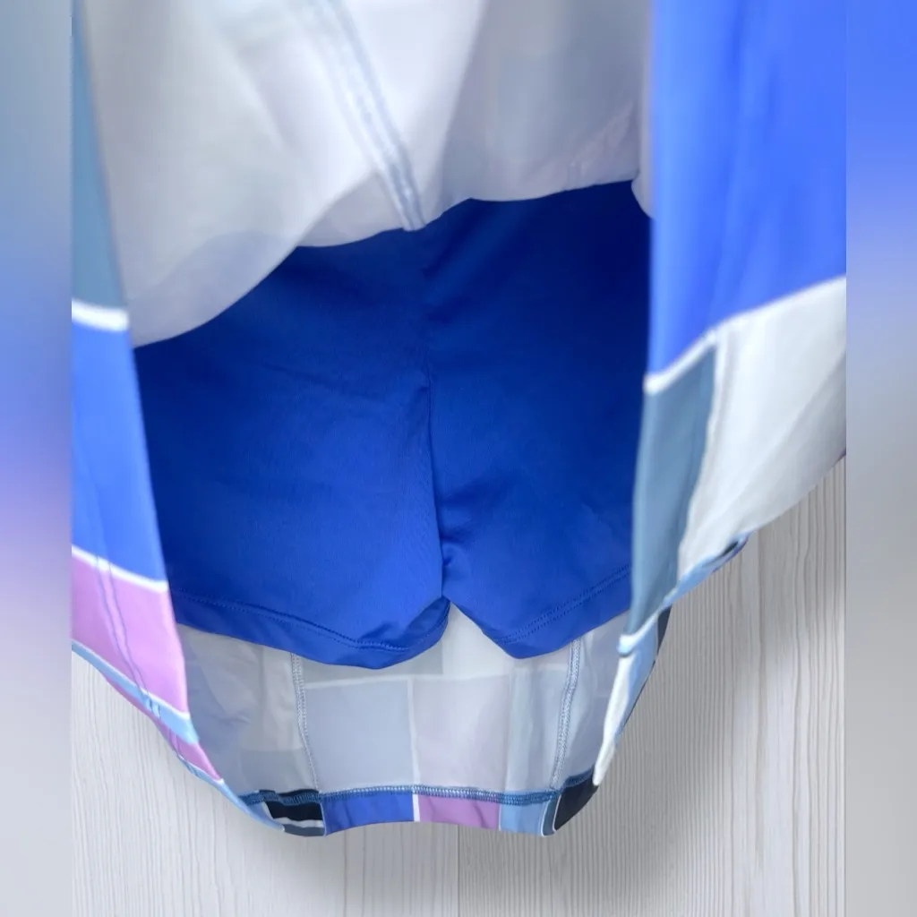 NWT AMY SPORT Women’s Marisa 18” Colorblock Athletic Tennis Skort Blue - Image 6