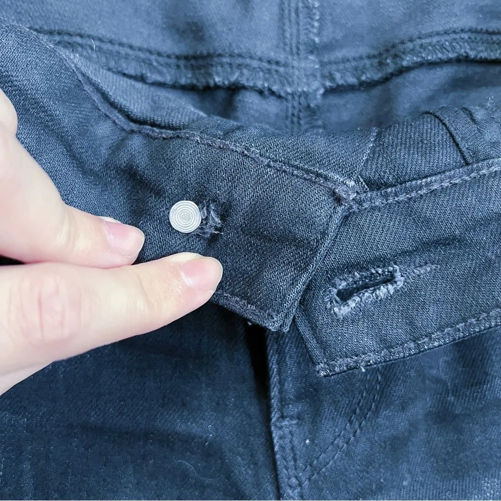 RtA • black skinny jeans distressed ripped moto punk grunge edgy rocker Size 28 - Image 8