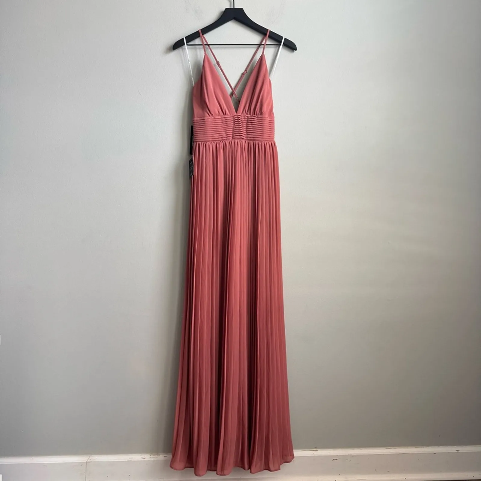 NEW Lulu’s Depths of My Love Terracotta Maxi Dress Small - Image 5