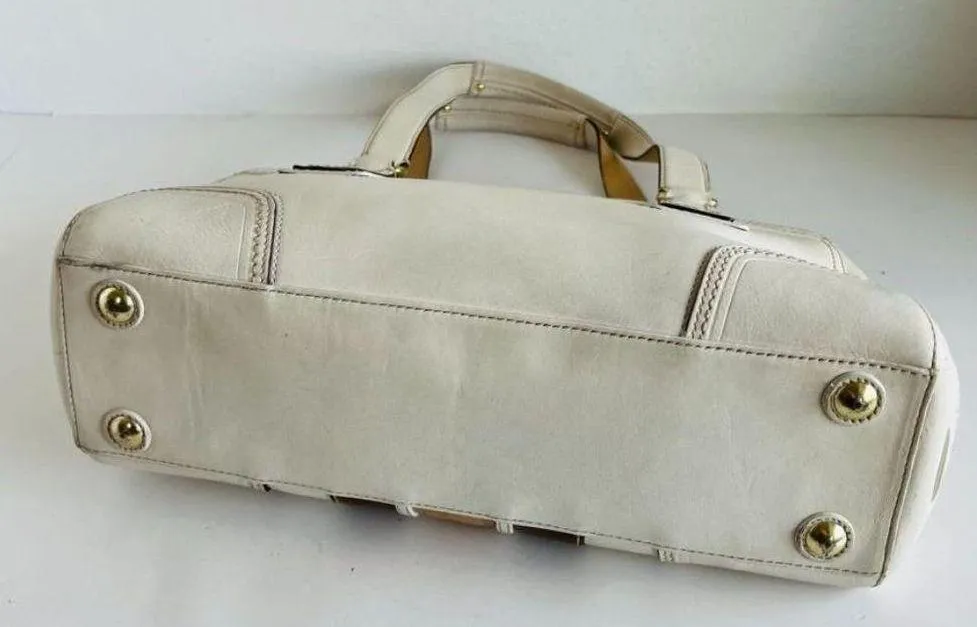 Genuine Leather White Y2K Retro Shoulder Bag - Image 14