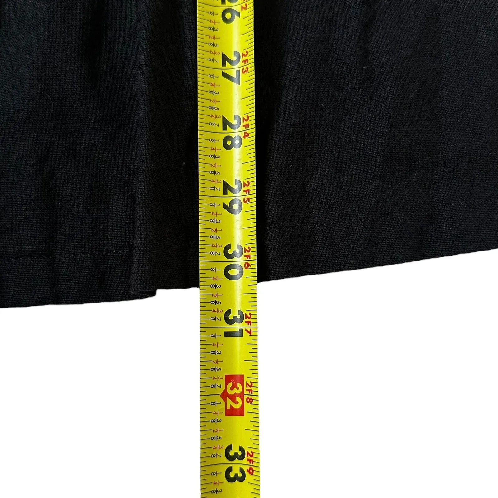 Monteau Black Linen Blend T-shirt Dress Women's Size Medium | 46-46 - Image 5