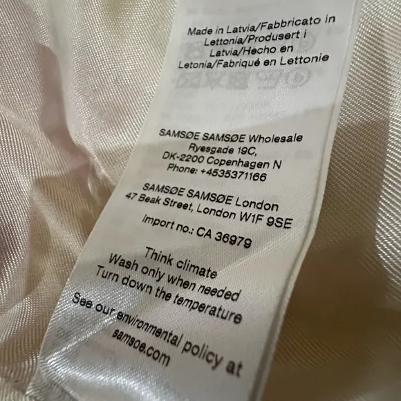 Samsoe Samsoe Iris‎ Blazer Honeysuckle Pink Size Large Oversized Cotton Jacket - Image 16