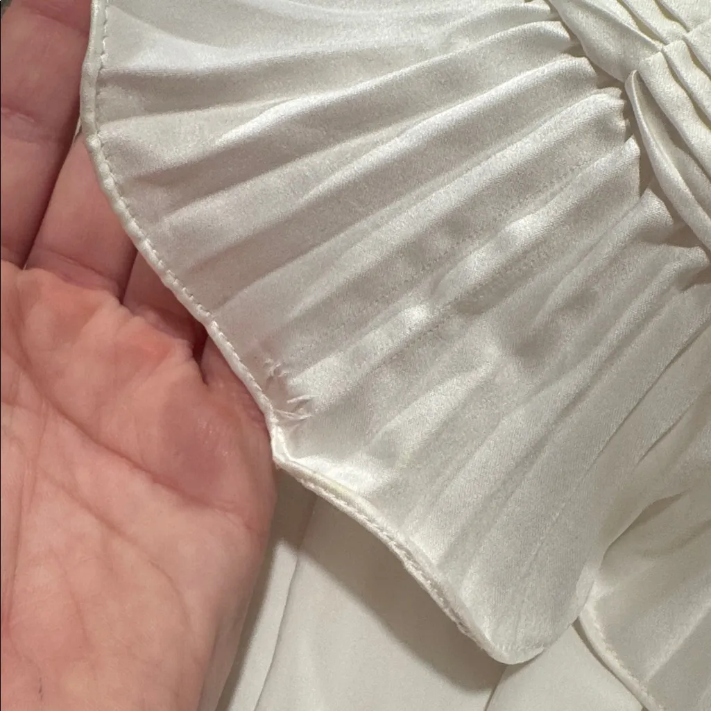 AMUR Isla Strapless Rosette Ruffle - Image 10