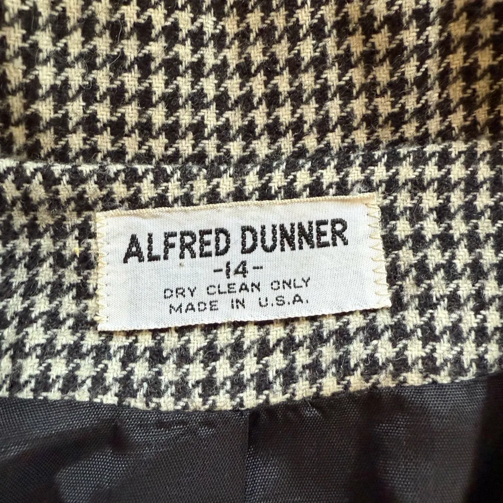 Vintage Alfred dunner wool blend blazer size 14W - Image 3