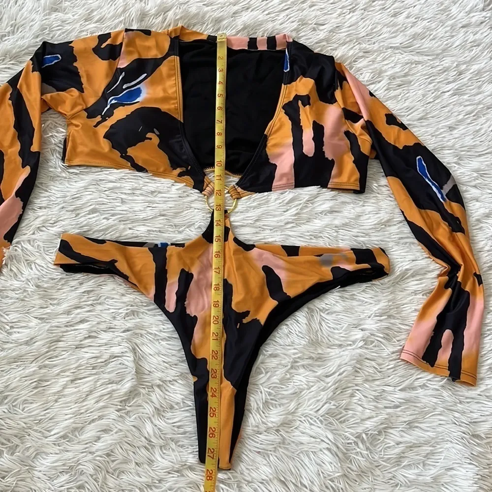 Matte Collection Women’s One piece multicolor swimsuit size 2XL - Image 13