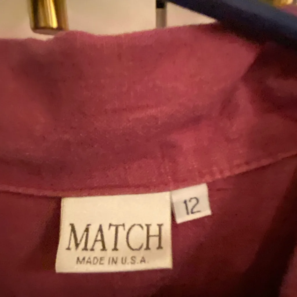 VTG Match Linen Pairie Button - Image 6