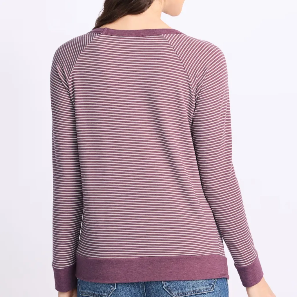 Staccato Dasher Raglan Sleeve Knit Top Purple MP NWT STITCH FIX - Image 2