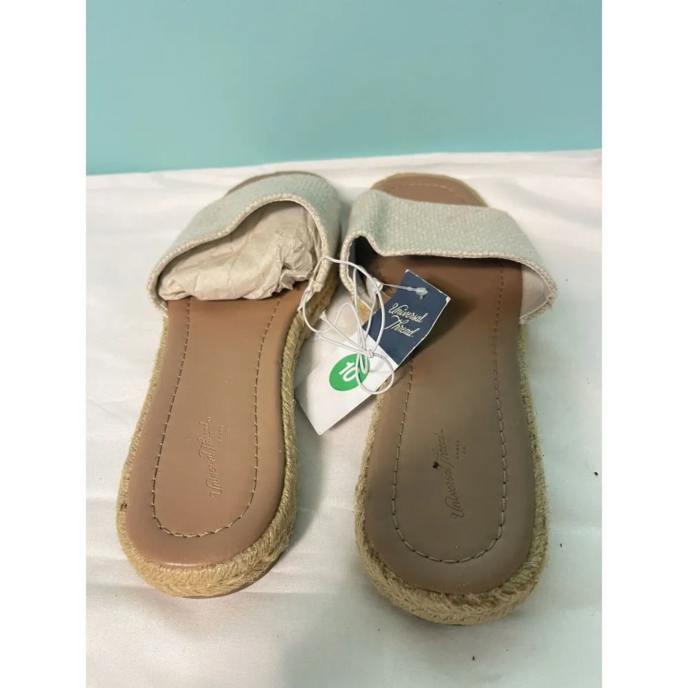 Universal Thread Women's Maren Square Toe Espadrille Slide Sandals Size 10 S-280 - Image 4
