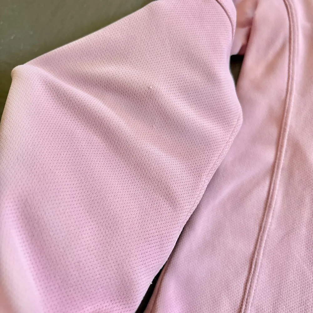 Nike Pink Quarter Zip Womens Small Y2K Grey Tag VTG Nike Lightweight Jacket - Image 7