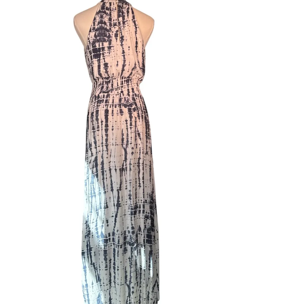 Sandra Darren Blue and‎ White Maxi Dress - Image 3