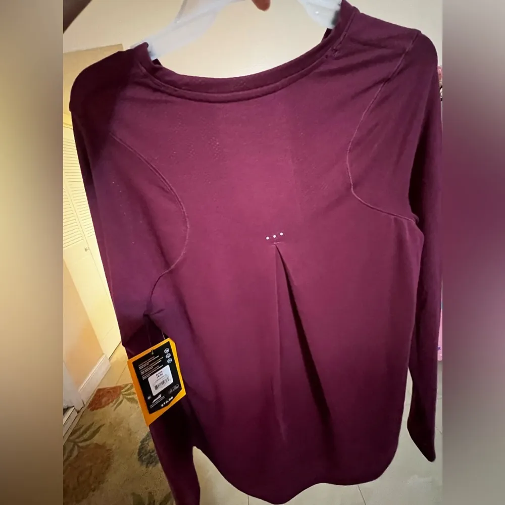 Women's‎ Crop Long Sleeves Workout Tops Sports Shirts Avía LS Performance Tee - Image 3