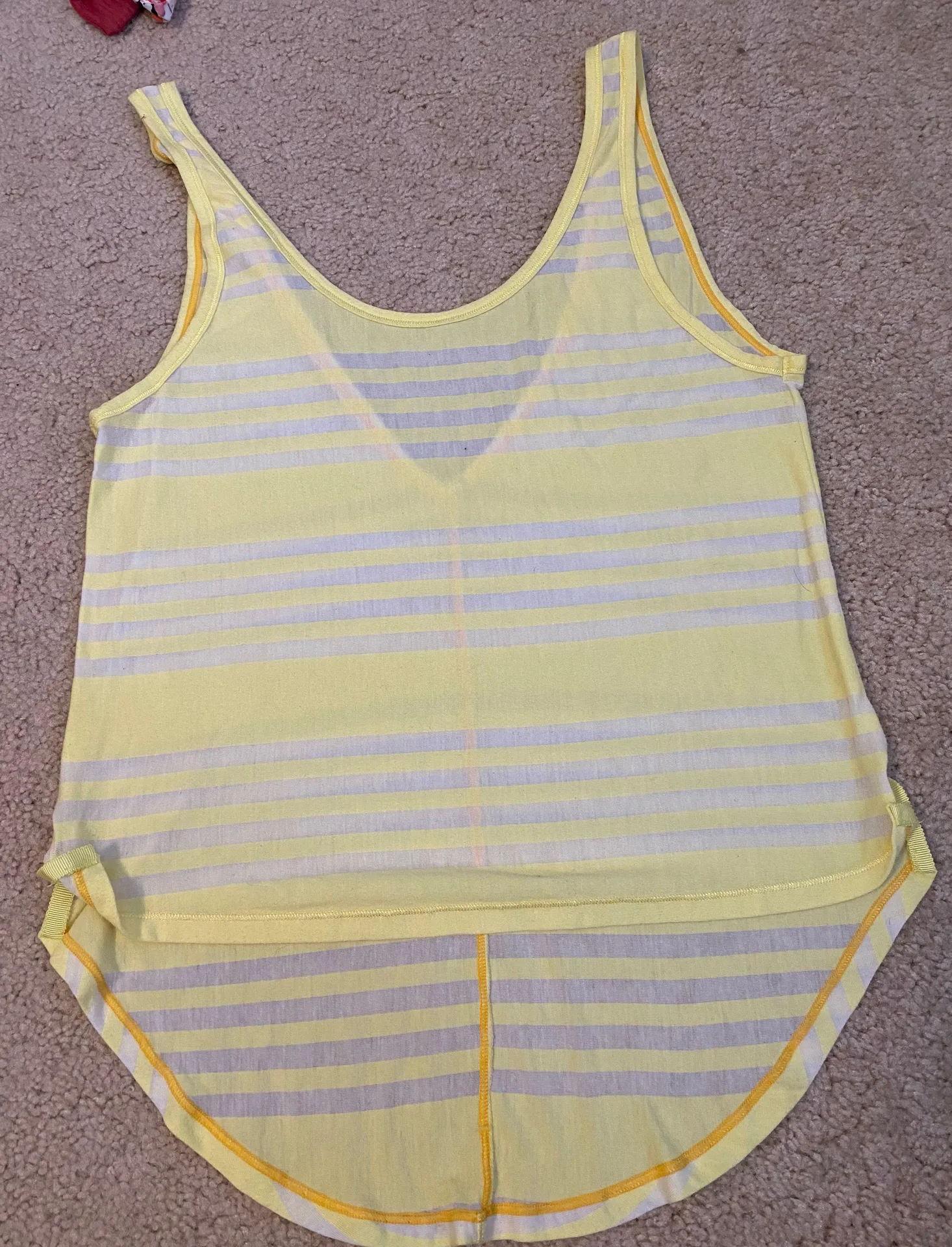 Lululemon Yellow Tank Top - Image 2