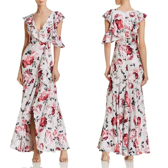 FAME & PARTNERS Beckman Floral Georgette Dress - Image 2