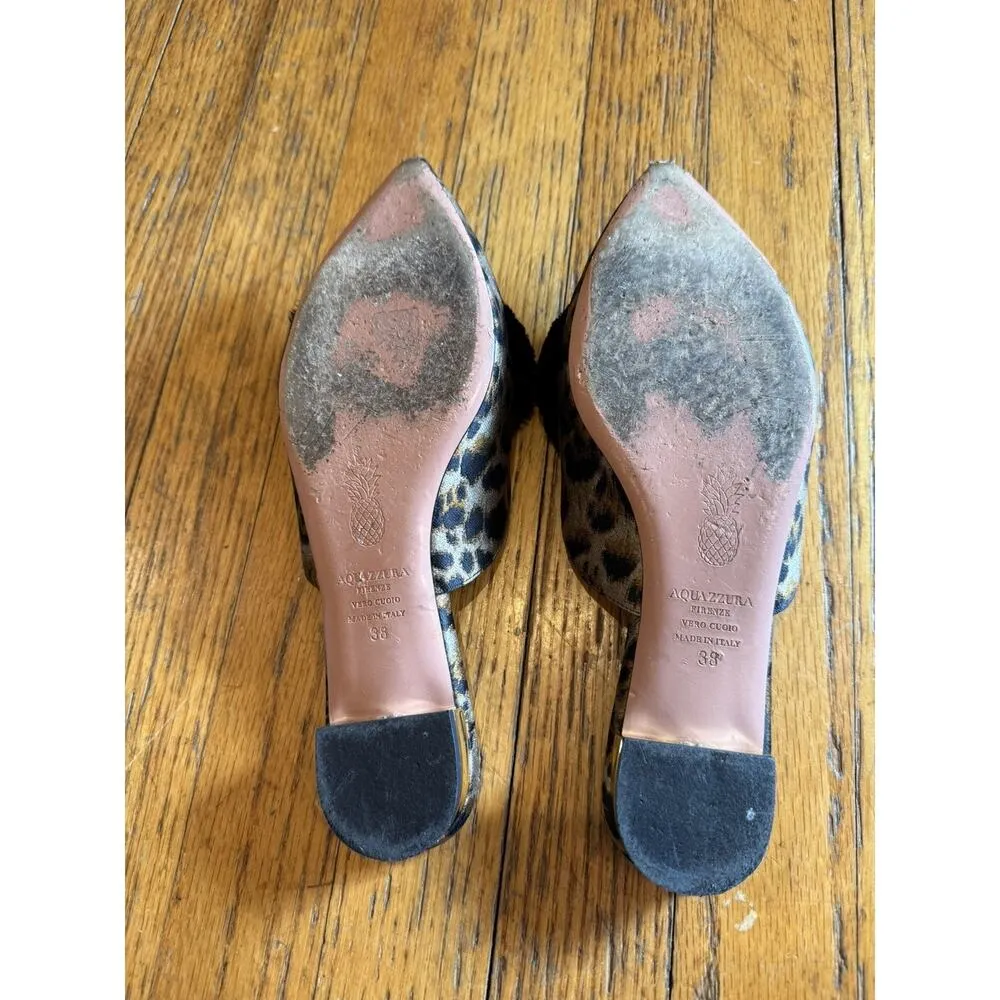 Aquazzura Mules Pointed Toe Slip - Image 10