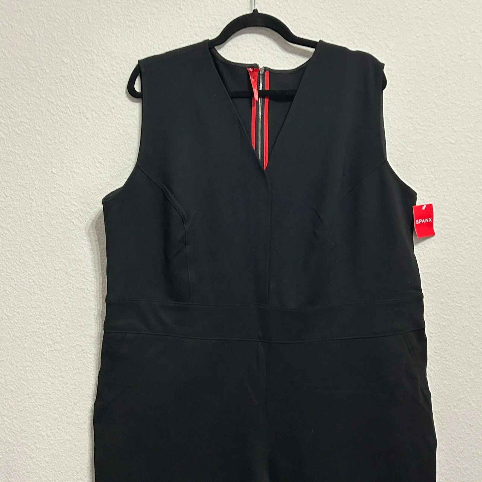 NEW Spanx Perfect Sleeveless Jumpsuit Black Slimming Curvy Minimalist Chic 2XL - Image 6