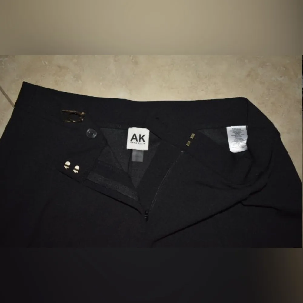 Anne Klein Black Womens Dress Pants Business Casual Slack Size 8 - Image 5