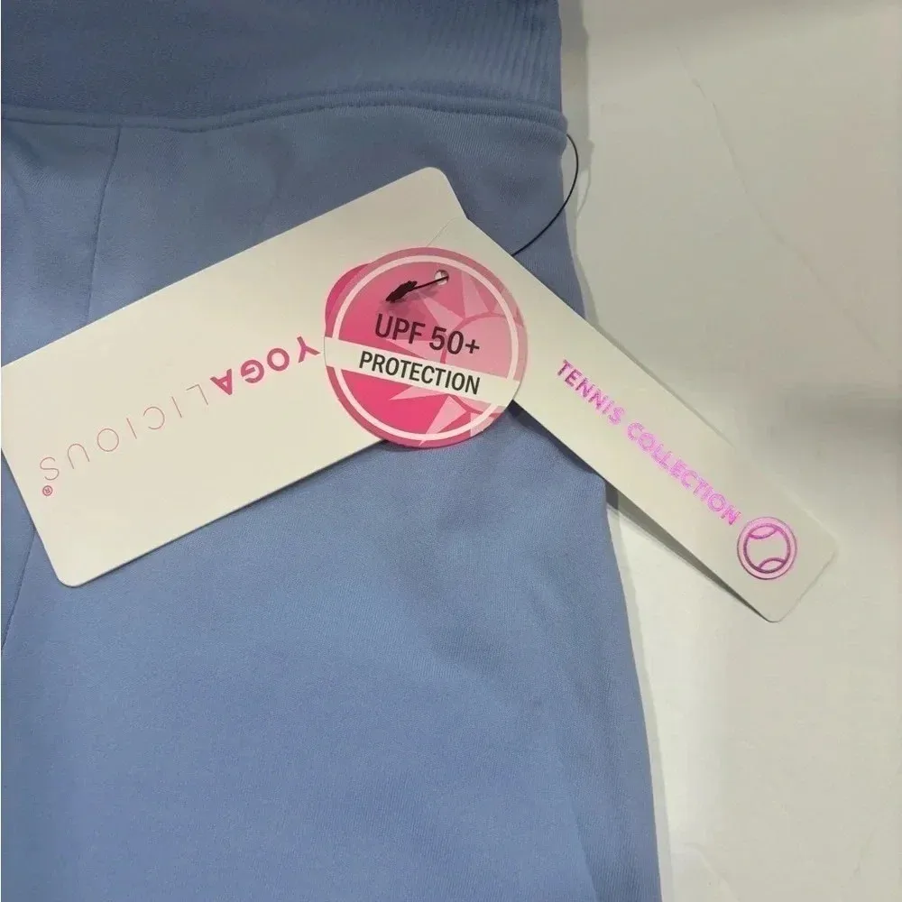 YOGALICIOUS Tennis Collection Nudetech Rib And Tonic Skort Women’s Size L NWT - Image 5