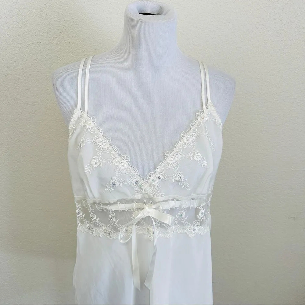 Secret Treasures 90s/Y2K Babydoll Lingerie Tank Top - Image 4