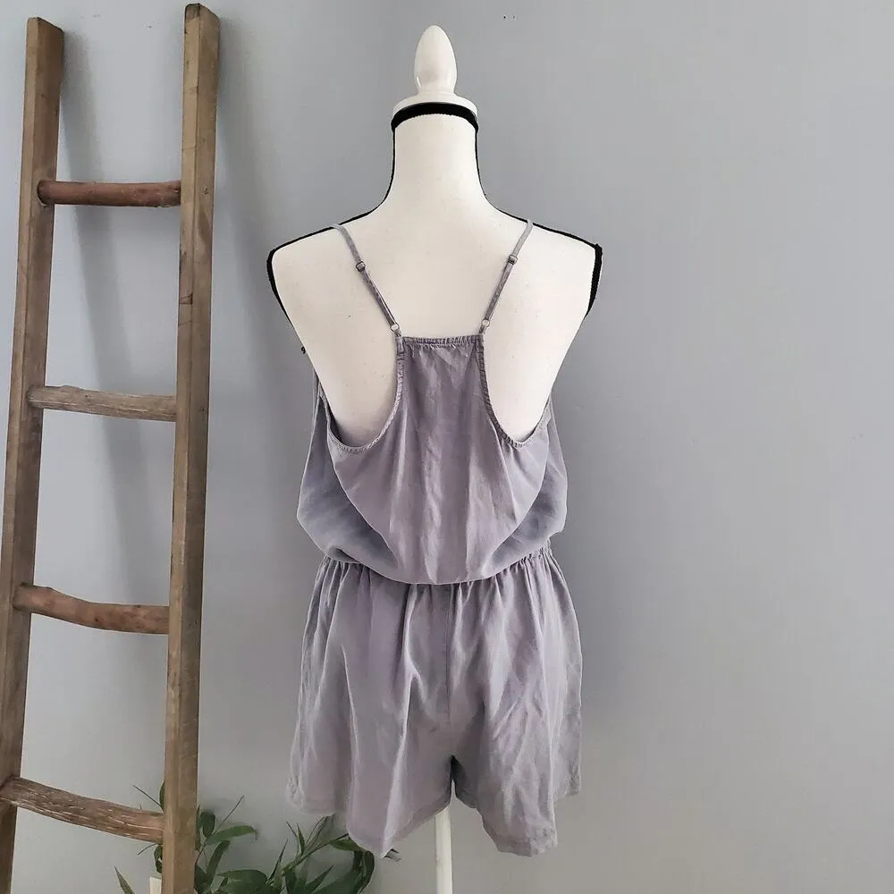 Stanton Madewell Jeans Grey Be Cool Celine Romper M - Image 2
