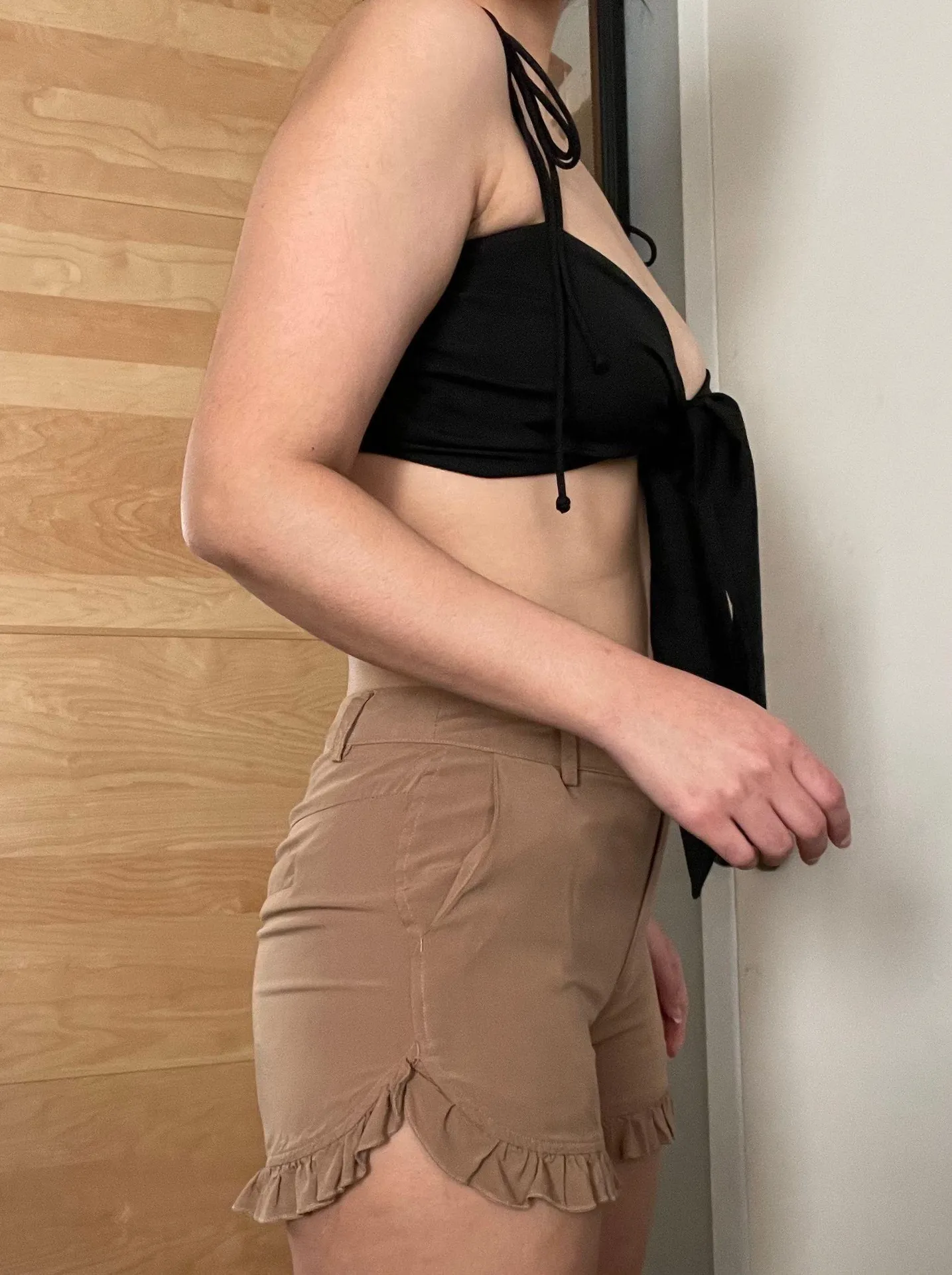 ASOS Ruffle Frill Hem Shorts - Image 4