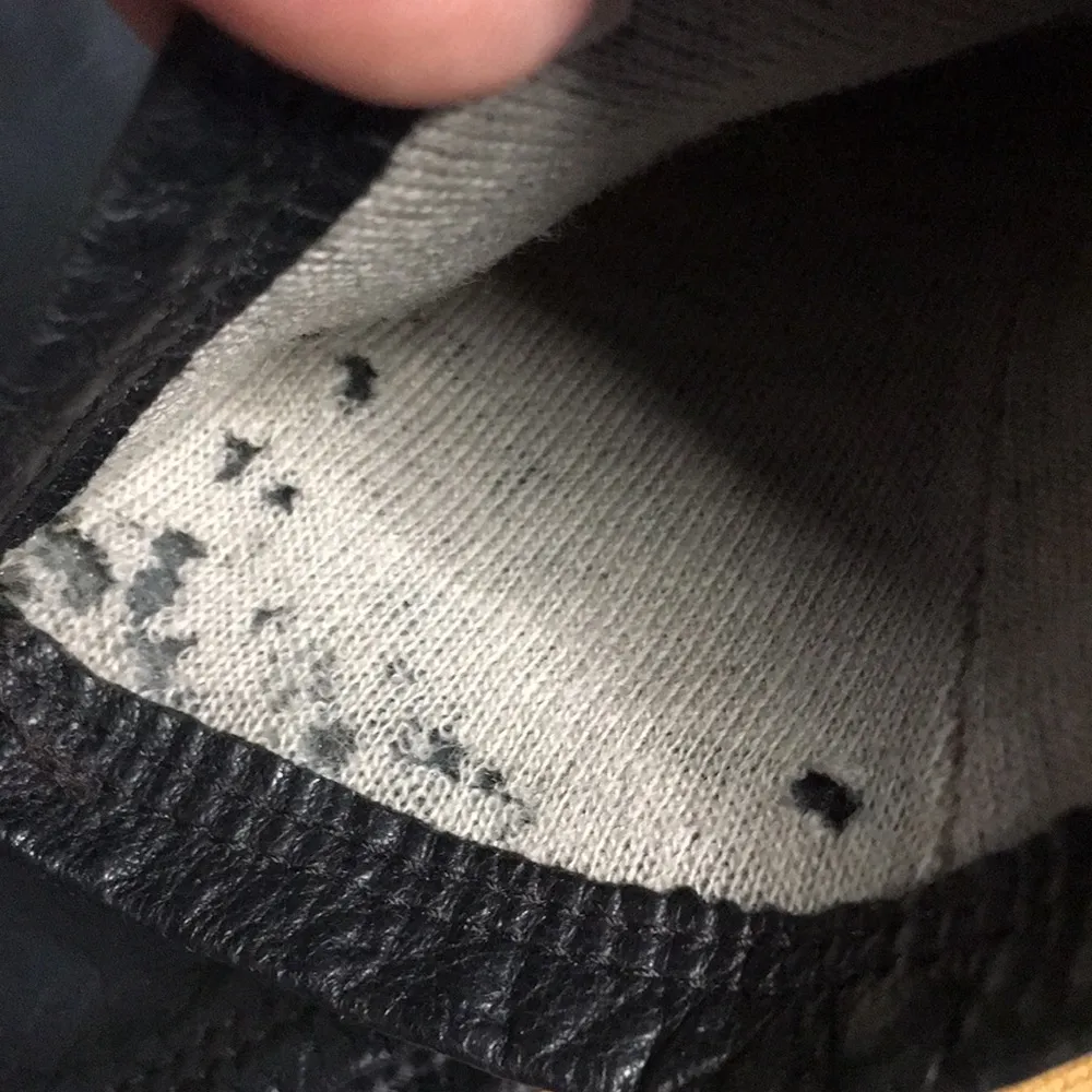 Vintage Kerrybrooke Sears Black Leather Gloves Size Medium - Image 5