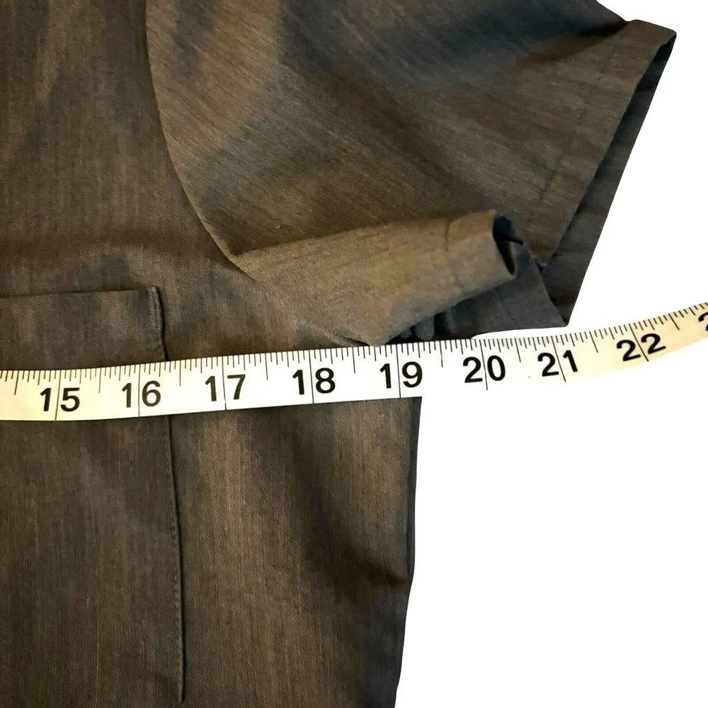 FIGS Women's Catarina One-Pocket‎ Scrub Top Graphite Gray Size Small - Image 8