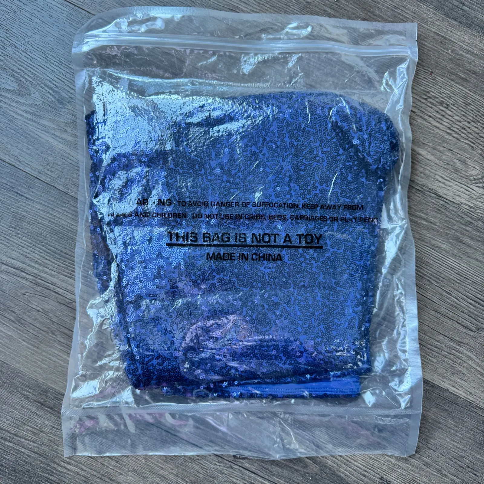 NWT Tipsy Elves Navy Blue Sequin High Waisted Leggings Womens 2XL Super Stretch - Image 5