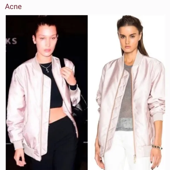 NWOT acne studio pink bomber jacket - Image 2