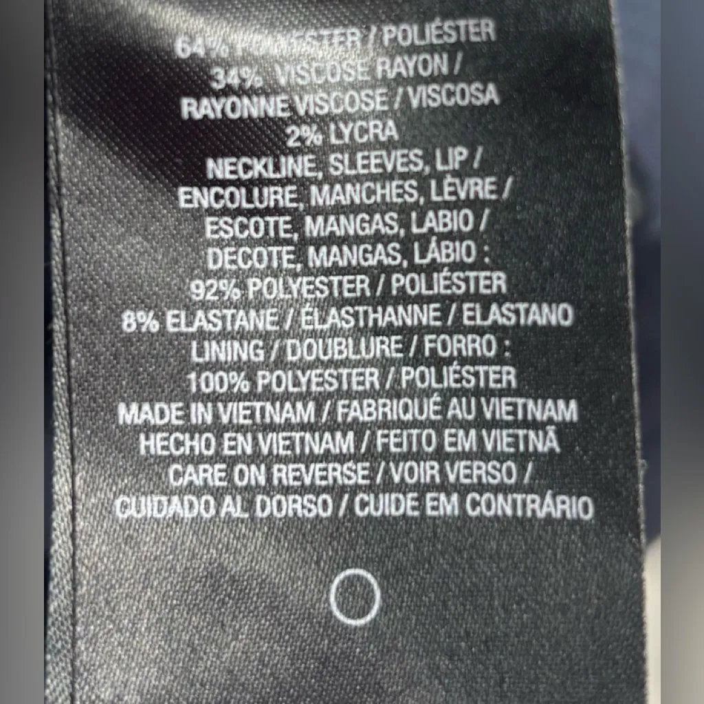 T Tahari 6 Sharp Workwear Women's Sleeveless Mini Dress - Black n Blue - Image 12