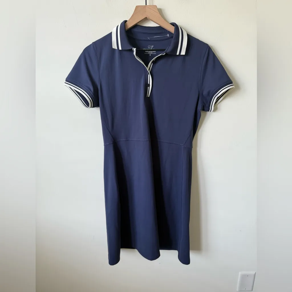 NWOT VINEYARD VINES Core Performance Women's Short Sleeve Golf Dress Small - Image 4