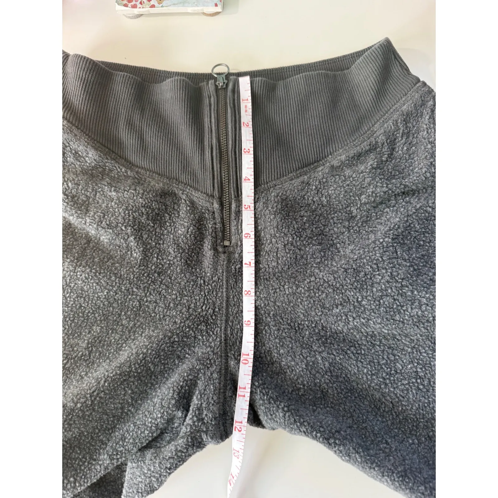 Aerie‎ Gray Sherpa Fleece Joggers Size M | Cozycore | Cabincore | Winter Sweats - Image 8