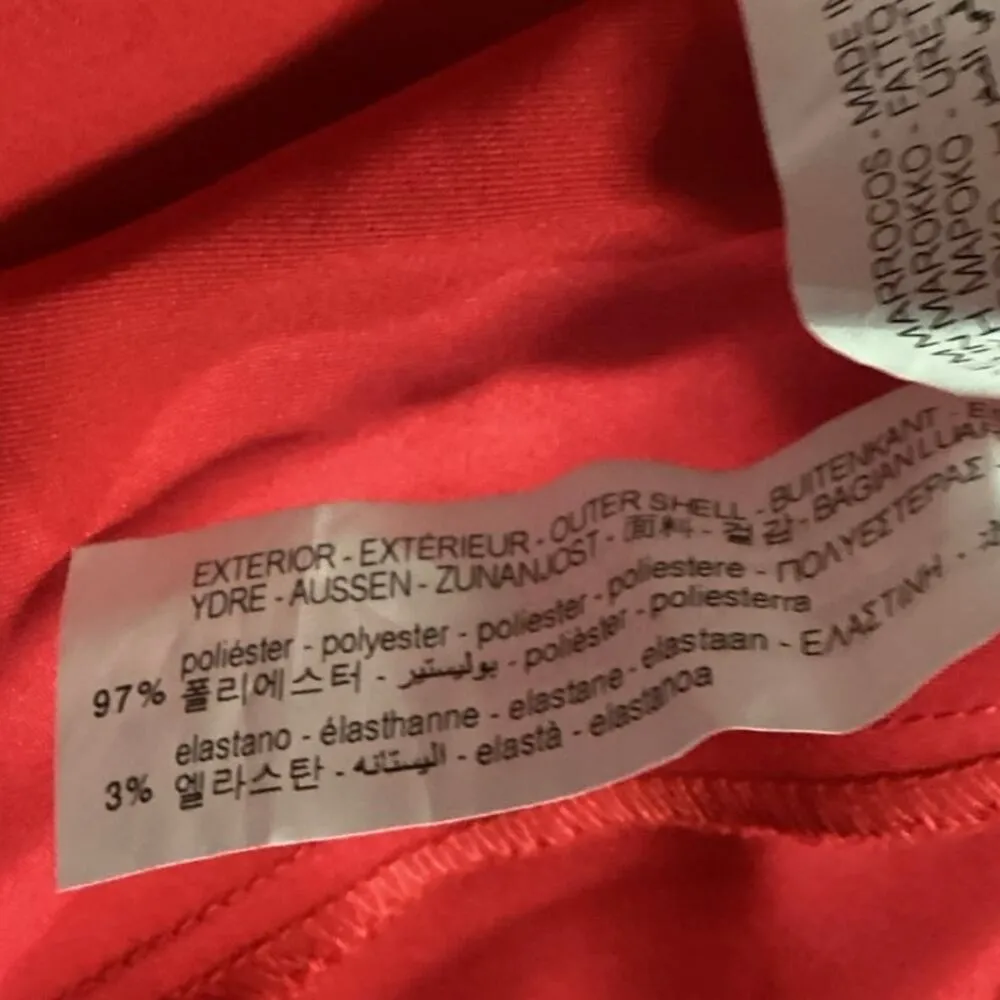 NEW Zara Womens Red Silk Satin Sleeveless Cami Camisole Slip Midi Dress Size S - Image 7