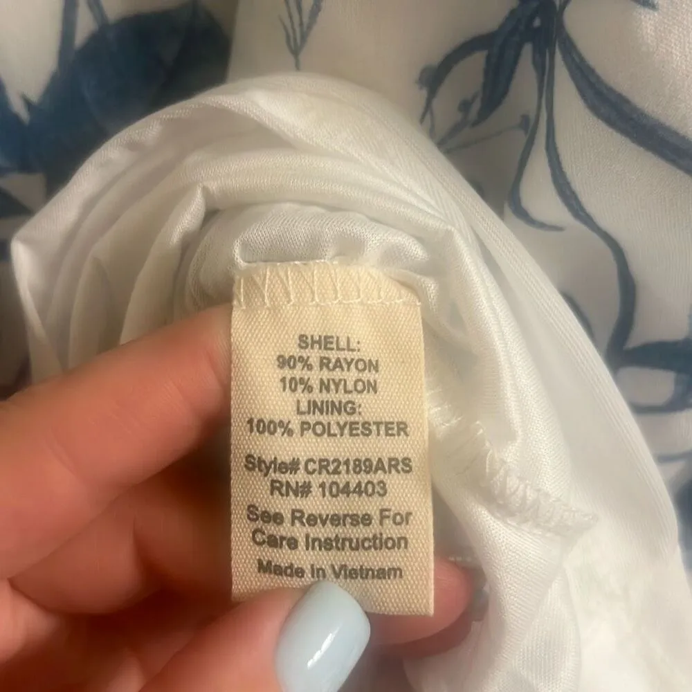 ✨Sweet Wanderer Blue Print Midi Sz Large Dress✨ - Image 8