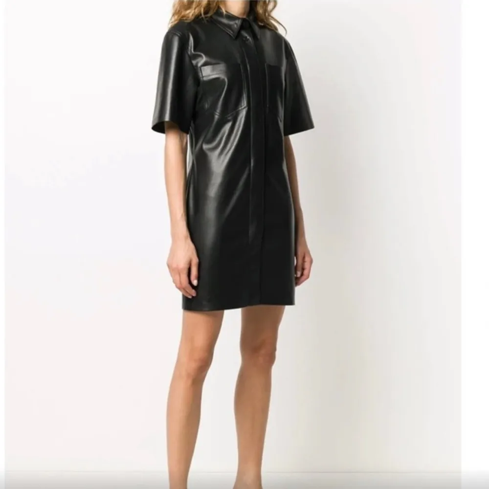 NANUSHKA “Berto” Vegan Leather Collared‎ Button - Image 3