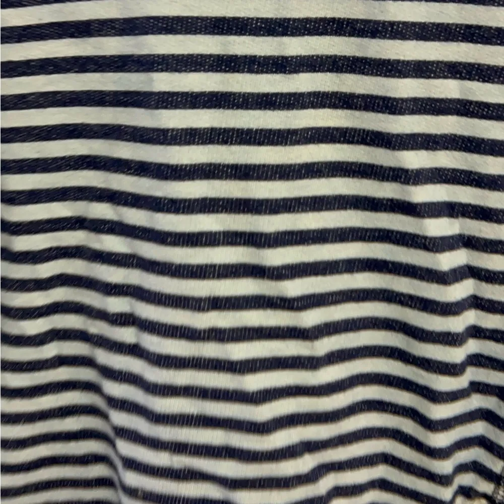 Lucky Lotus Striped Top Blue Size XS - Image 2
