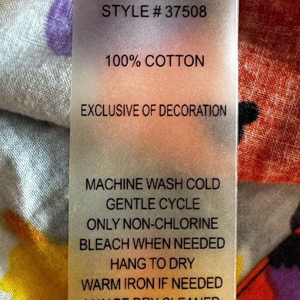 Soft Surroundings Black Floral Cotton Button Down Shirt Dress SZ PL #2424 - Image 13