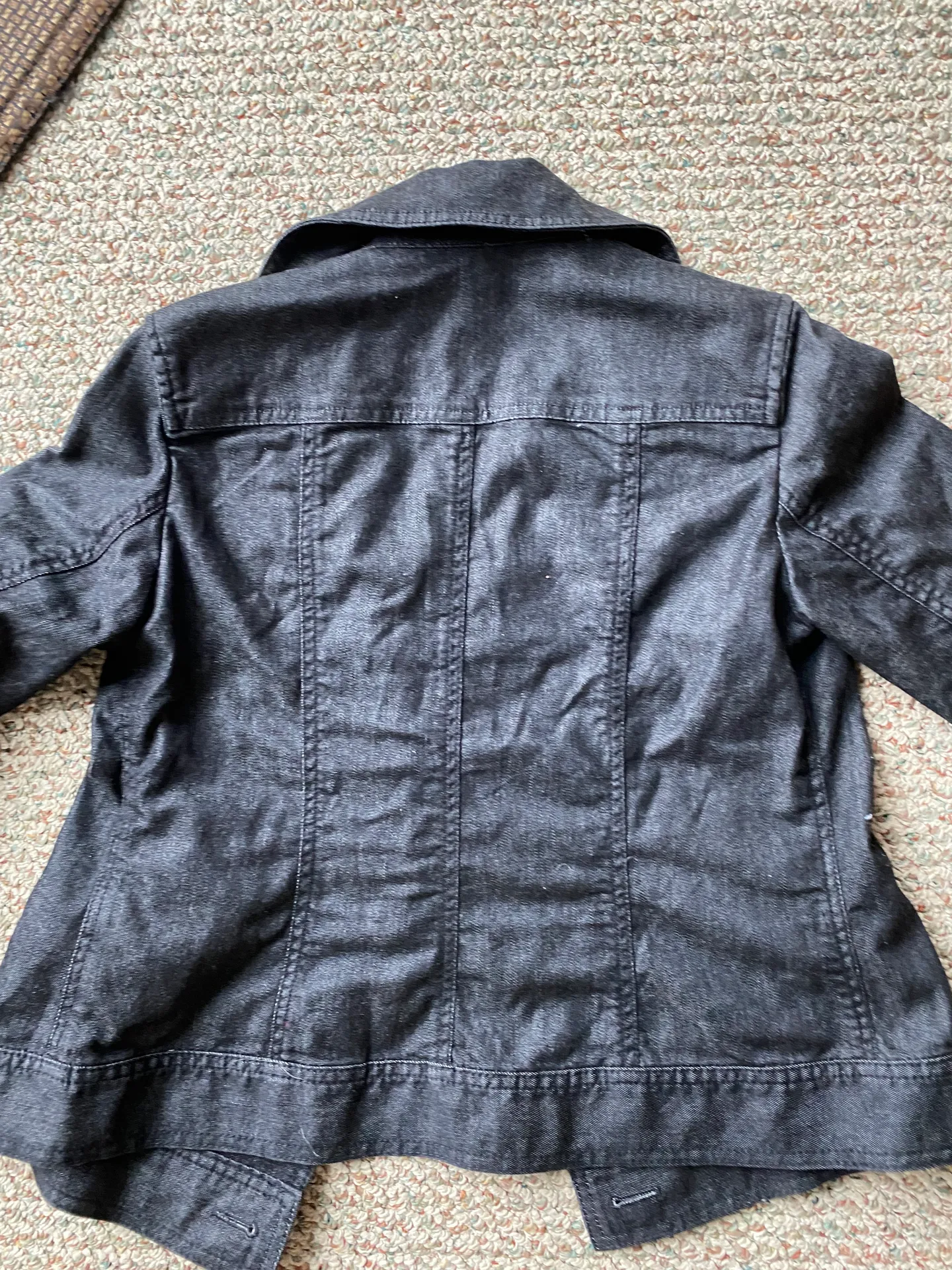 Black Denim Jacket NWT - Image 9
