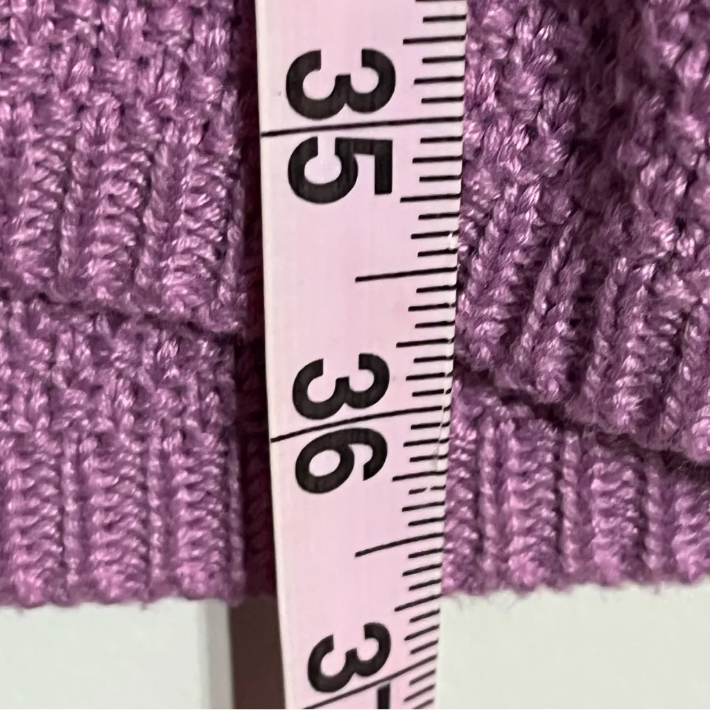 Ultra Flirt Crochet Knit‎ Tie Halter Neck Dress Junior Size XL Pink Purple Color - Image 7