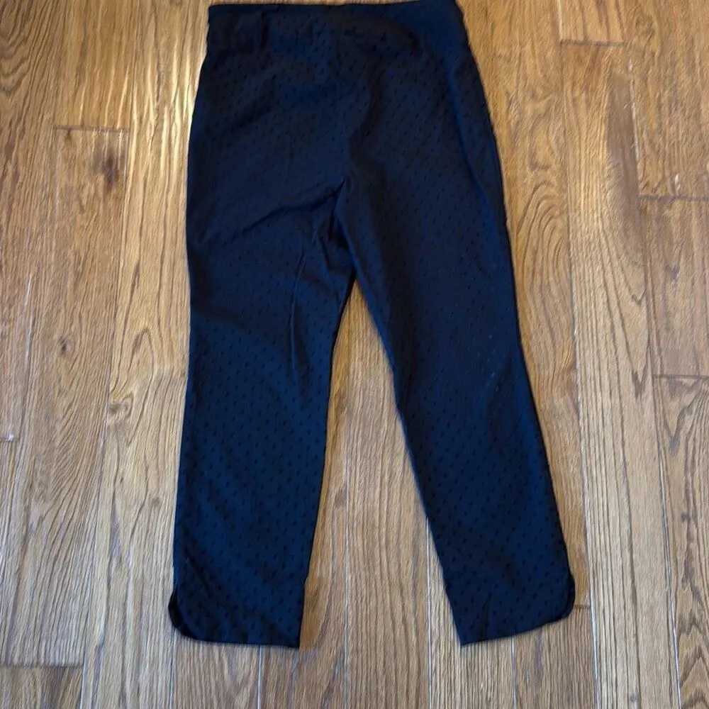 Soft Surroundings black velvet polka dot pant Mp - Image 11