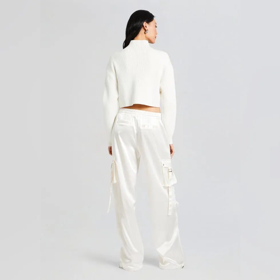 NWT SER.O.YA Finley Cargo Pants Winter White Size Large - Image 13
