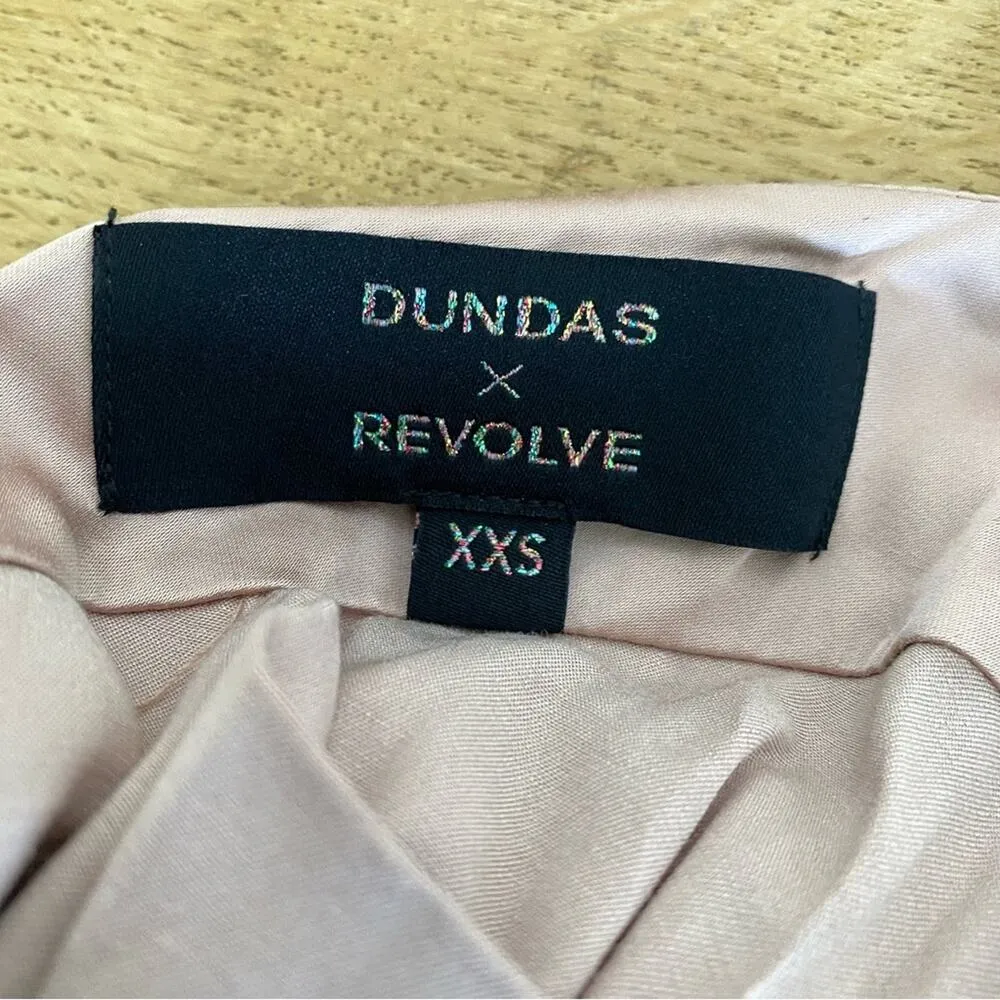 Dundas X Revolve Grace Mini Dress in Blush Pink Size XXS - Image 3